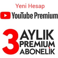 Youtube Premium 3 Aylık Üyelik Kodu Yeni Hesaplar Için