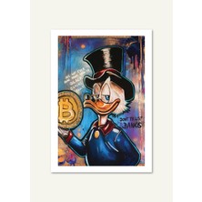 Shule Art Studio Mr.duck | Çerçeveli / Çerçevesiz Dekoratif Duvar Tablosu Posteri