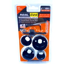 Go İthalat 6 Parça  Buat Açma Panç Seti 38-54MM- 3/8 Hex - Anahtar (5473)