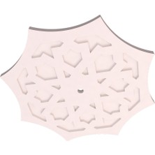 Motifpiyer Lamba Tavan Göbeği-Sekizgen-egri-14-56cm-2 Adet
