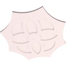 Motifpiyer Lamba Tavan Göbeği-Sekizgen-egri-51-56cm-2 Adet