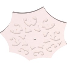 Motifpiyer Lamba Tavan Göbeği-Sekizgen-egri-52-56cm-2 Adet