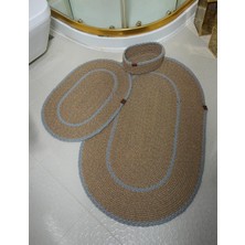 BB Carpet Jüt Hasır Banyo Takımı ,banyo Paspas Takımı ,paspas