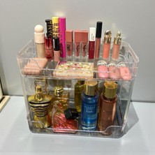 Ar&Be 2 Katlı Çok Amaçlı Makyaj Organizeri - Takı Düzenleyici Banyo Rafı Şampuanlık