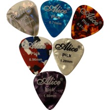 Happypotam Alice Gitar Penası 6 Adet Pena 0.46-0.71-0.81-0.96-1.20-1.50MM