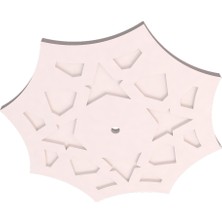 Motifpiyer Lamba Tavan Göbeği-Sekizgen-egri-44-56cm-2 Adet
