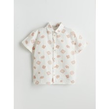 Lc Waikiki Yeni Sezon Rahat Kalıp Desenli Erkek Çocuk Gömlek