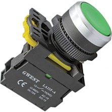 Gwest A5-10 22MM Yeşil Yaylı Buton 1no