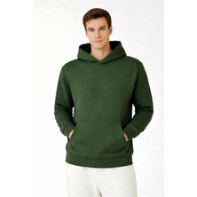 Coupon Kapüşonlu Sweatshirt - Yeşil