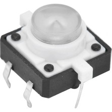 Swion 12X12MM Beyaz LED Işıklı Tact Switch