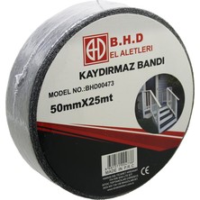 Go İthalat 50MM x 25MT Kaydırmaz Siyah Bant (5473)