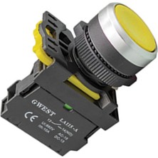 Gwest A5-11 22MM Sarı Yaylı Buton 1no