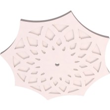 Motifpiyer Lamba Tavan Göbeği-Sekizgen-egri-136-56cm-2 Adet