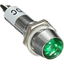 Swion IC-225 8mm Sinyal Lambası Metal 12V Yeşil