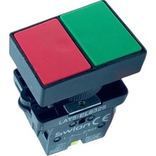 Swion LAY5-EL8325 22MM Ikiz Buton Yeşil Kırmızı