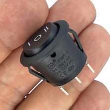 Swion IC-134-2 Yaylı Yuvarlak Işıksız Anahtar (On)-Off-(On) 3p