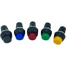 Swion IC-191 Buton Plastik (PBS20B) Yaylı 10MM Mavi
