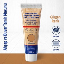 Badem10 Ahşap Parke Duvar Tamir Macunu Gürgen Renk Mobilya Dolgu Çatlak Giderici 200 gr Kullanıma Hazır