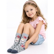 Gigi Giyim Tavşan Kelebekli Kız Çocuk Soket Çorap