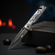 M Mazzanti Akrep Gravürlü Çelik Çakı