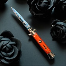 M Mazzanti Italyan Ahşap Kabze Çakı