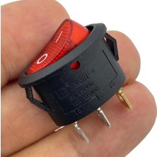 Swion IC-134B Oval Işıklı Anahtar On-Off 3p