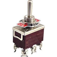 Interkom IC-160 Toggle Switch Mom-Off-Mom Ø12MM 6p KN3C-223