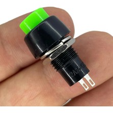 Swion IC-190 Yeşil Buton Yuvarlak Plastik Kalıcılı 10MM