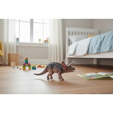 Sunman Dinosaur World Sesli Dinozorlar 24 cm Dikenli Mavi Sırt