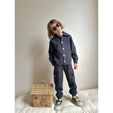 Aden Erkek Çocuk Yıkamalı Keten Gömlek Pantolon Takım