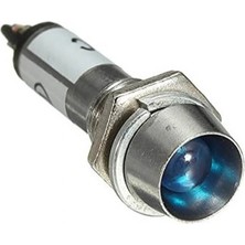 Swion IC-225 8mm Sinyal Lambası Metal 12V Mavi
