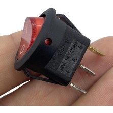 Swion IC-131A Yuvarlak Işıklı Anahtar On-Off 12V 3p