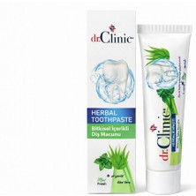 Dr.clinic Herbal Diş Macunu Bitkisel Içerikli – Aloe Vera & Propolis – Ferah Nefes, Hassas Diş Eti Bakımı