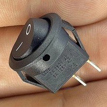 Swion IC-134E Siyah Yuvarlak Anahtar Işıksız On-Off 2p