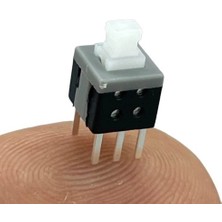 Voltaj IC-197A 6 Pinli Bacaklı Yaylı Push Buton 6X6MM