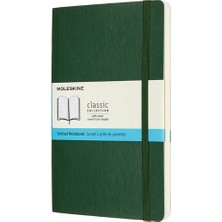 Moleskine Yumuşak Kapak Defter Mersin Yeşili (NOKTALI-13X21) - 0042