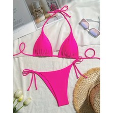 Punix Punıx Özel Seri Üçgen  Brazilian Beach Wear Leke Tutmayan Scuba Sexy Kadın Bikini Takımı