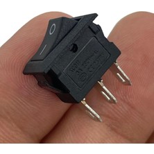 Swion IC-125B-3 Mini Dikdörtgen Işıksız On-Off Anahtar 3 Pin