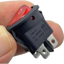 Swion IC-131-4 Yuvarlak Işıklı Anahtar On-Off 4p