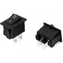 Voltaj KCD11 Mini On-Off Anahtar - Siyah