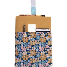 Hrs Desenli Yıkanabilir Cepli Kitap Kılıfı 20 x 25 cm Çok Amaçlı Çanta Book Cover