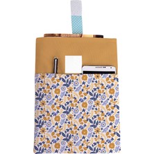 Hrs Desenli Yıkanabilir Cepli Kitap Kılıfı 20 x 25 cm Çok Amaçlı Çanta Book Cover