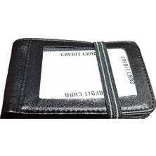 Joydizayn Erkek Siyah Ipli Kartlık Vinleks Deriden Üretilmiştir