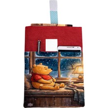 Hrs Desenli Yıkanabilir Cepli Kitap Kılıfı 20 x 25 cm Çok Amaçlı Çanta Book Cover