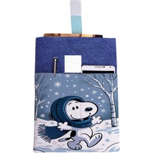 Hrs Desenli Yıkanabilir Cepli Kitap Kılıfı 20 x 25 cm Çok Amaçlı Çanta Book Cover