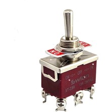 Swion IC-158S Swıon Toggle Switch On-Off-On 15A 6p Ø12MM XT-23B
