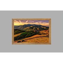 Lioncraft Manzara Tablosu, Çerçeveli Cam Tablo 40X60 cm