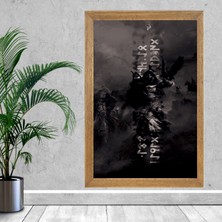 Lioncraft Türkçü, Türk Bayrağı Tablo, Çerçeveli Cam Tablo 40X60 cm