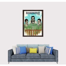 Lioncraft Deniz Gezmiş ve Arkadaşları Çerçeveli Duvar Tablosu 40X60 cm