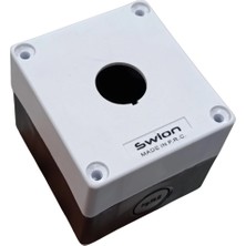 Swion Hj9 22MM Buton kutusu Gri-Siyah Tekli